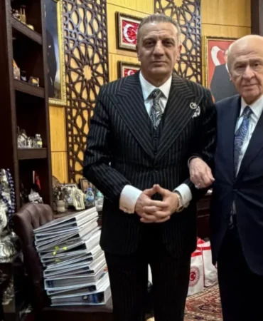Aziz İhsan Aktaş Soruşturmasında Tahliye Edilen Selahattin Yılmaz Devlet Bahçeli'yi Ziyaret Etti