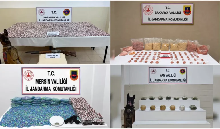 35 ilde uyuşturucu operasyonu: 172 şüpheli tutuklandı