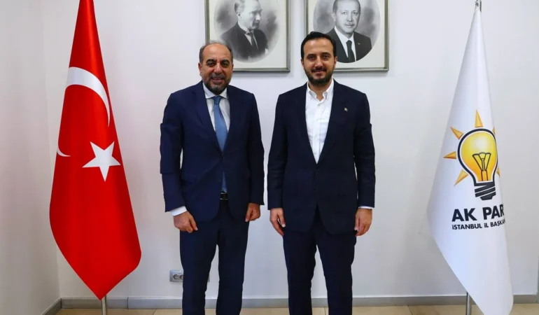 İstanbul 2 Nolu Baro Başkanı Rıza Saka AKP İl Başkanlığını Ziyaret Etti